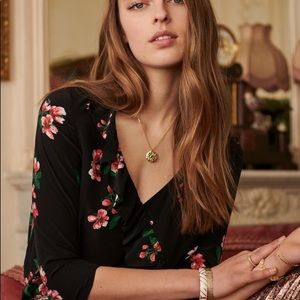 Sézane Quitterie Blouse Size 38